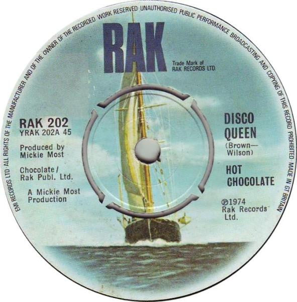 Hot Chocolate - Disco Queen (7", Single)