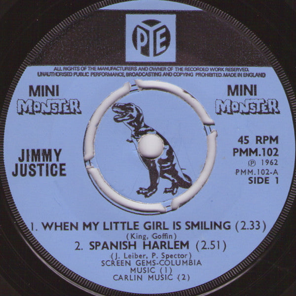 Jimmy Justice - When My Little Girl Is Smiling (7")