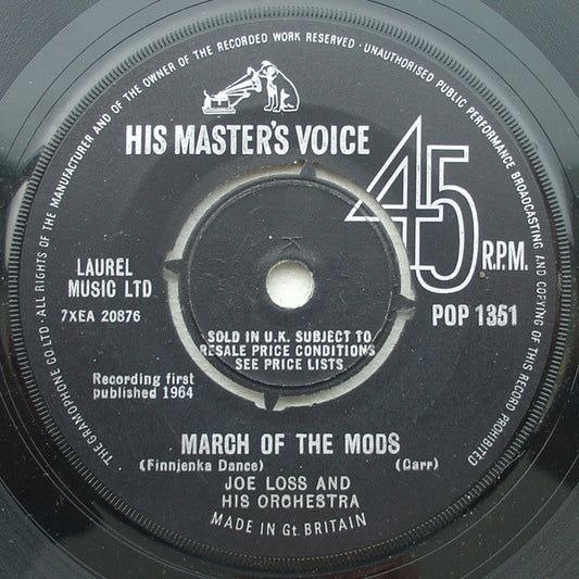 Joe Loss And His Orchestra* - March Of The Mods (7", Single)