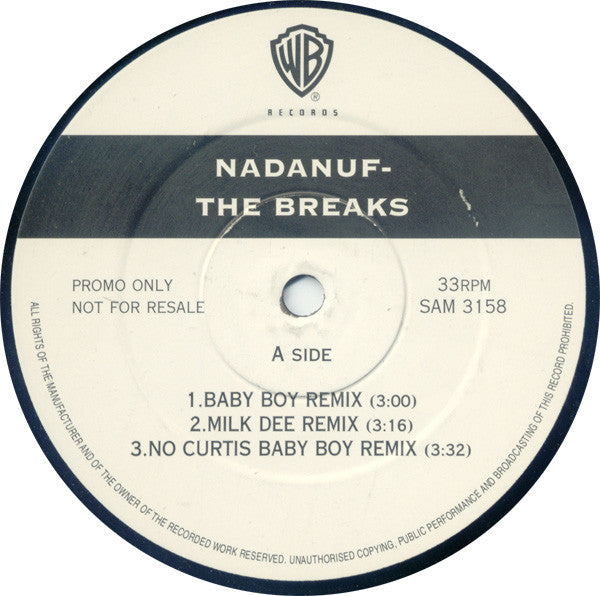 Nadanuf - The Breaks (12", Promo)