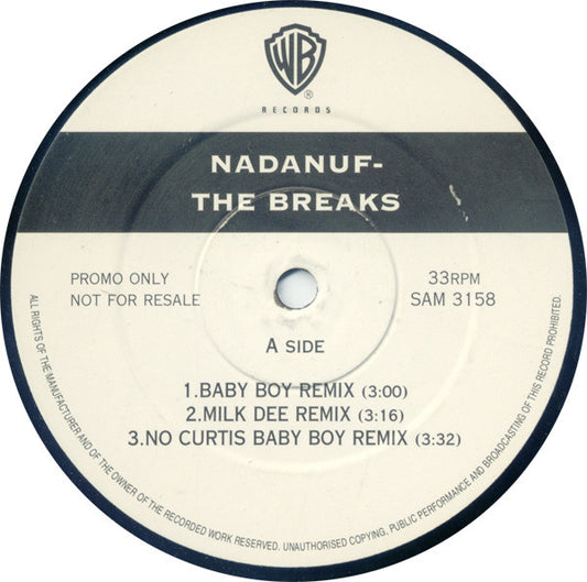 Nadanuf - The Breaks (12", Promo)
