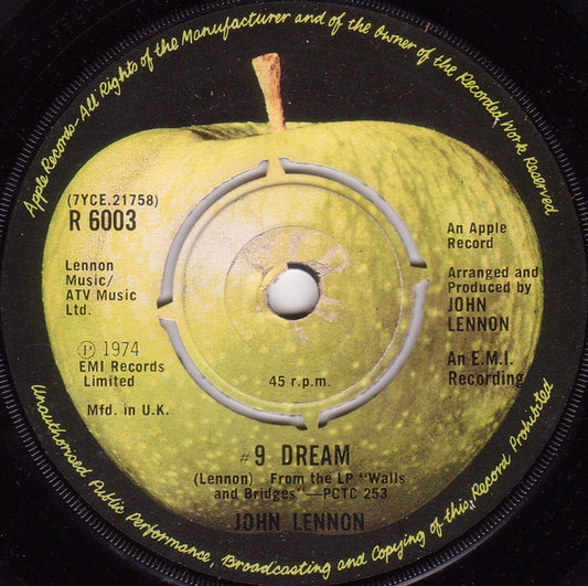 John Lennon - #9 Dream (7", Single)