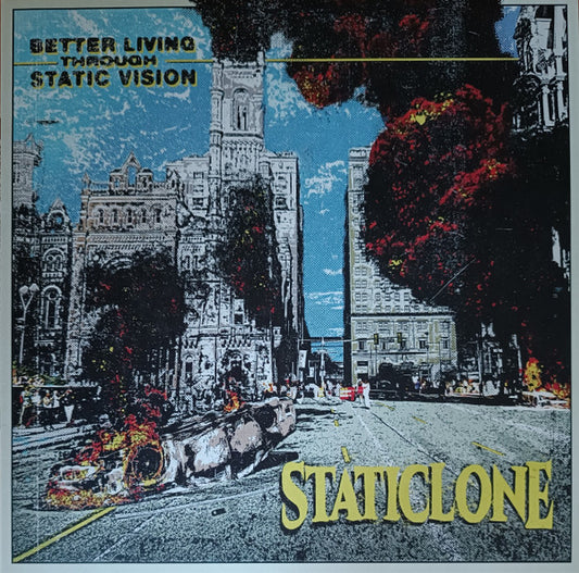 Staticlone - Better Living Through Static Vision (LP, Album, Oxb)
