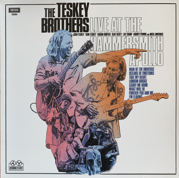 The Teskey Brothers - Live At The Hammersmith Apollo (LP, Album)