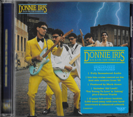 Donnie Iris - Back On The Streets (CD, Album, RE, RM)