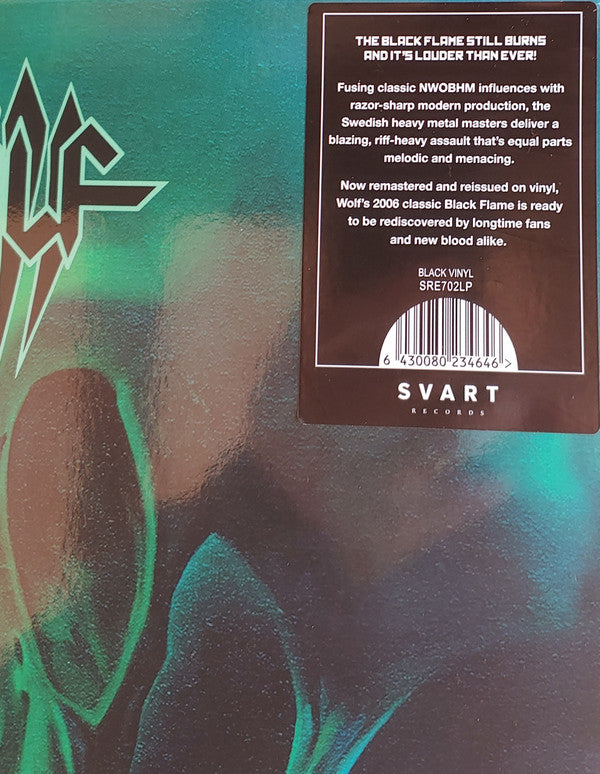 Wolf (3) - The Black Flame  (LP, Album, Ltd, RE, RM, Bla)