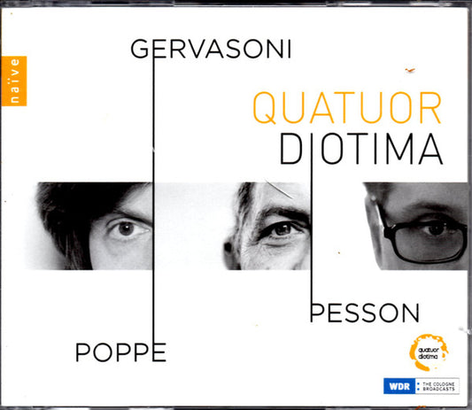 Quatuor Diotima - Gervasoni*, Pesson*, Poppe* - Gervasoni | Pesson | Poppe (3xCD, Album)