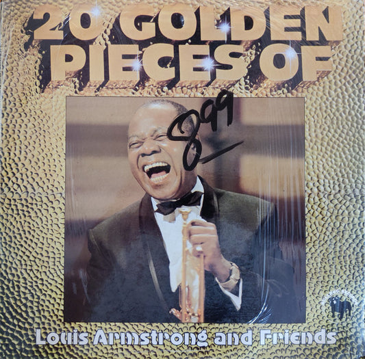 Louis Armstrong And Friends* - 20 Golden Pieces Of Louis Armstrong And Friends (LP, Comp, RM)