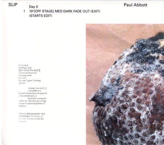 Paul Abbott - Slip (CDr, Album, Ltd)