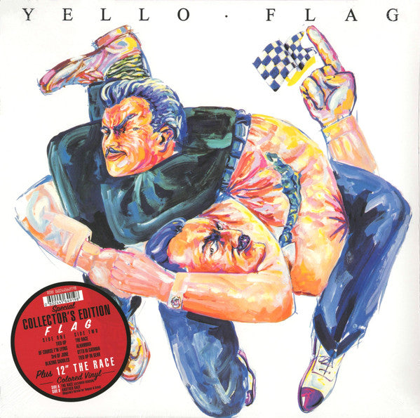 Yello - Flag / The Race (LP, Album, RE + 12", RE, Red + Ltd, S/Edition)