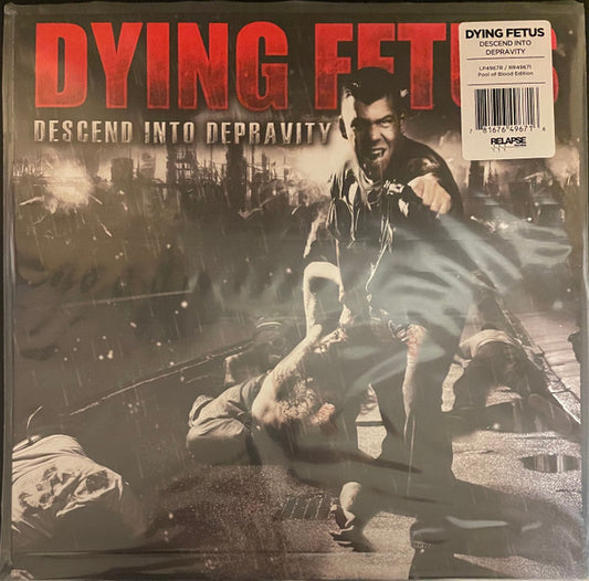 Dying Fetus - Descend Into Depravity (LP, Album, RE, Red)