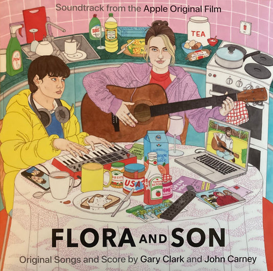 Gary Clark And John Carney (2) - Flora And Son (Soundtrack From The Apple Original Film) (LP, Album, Yel)
