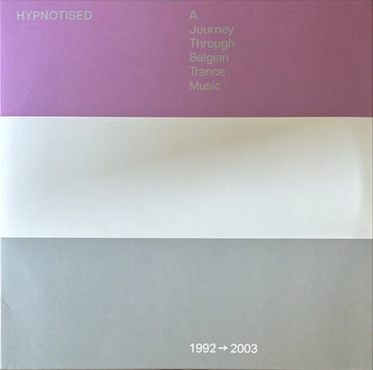 Various - Hypnotised: A Journey Through Belgian Trance Music (1992 ➞ 2003) (3xLP, Comp)