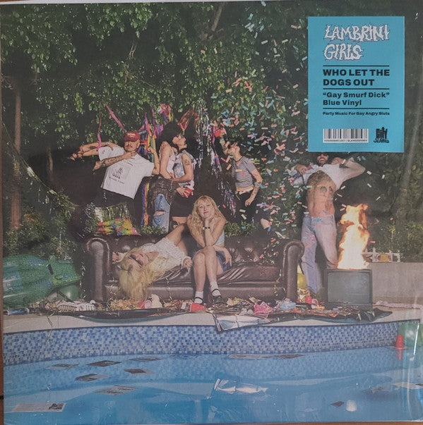 Lambrini Girls - Who Let The Dogs Out (LP, Album, Ltd, Blu)