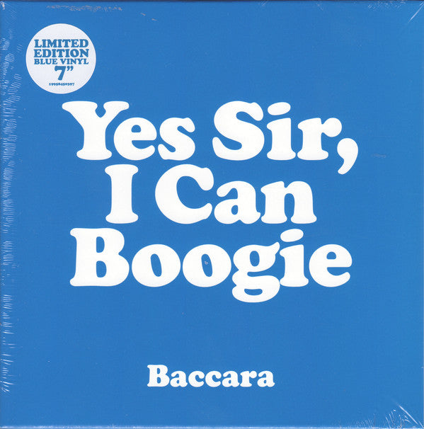 Baccara - Yes Sir, I Can Boogie (7", Single, Blu)
