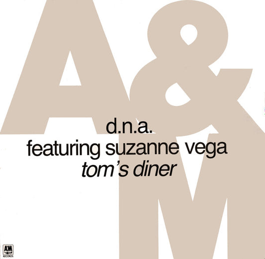 D.N.A.* Featuring Suzanne Vega - Tom's Diner (12", Single)