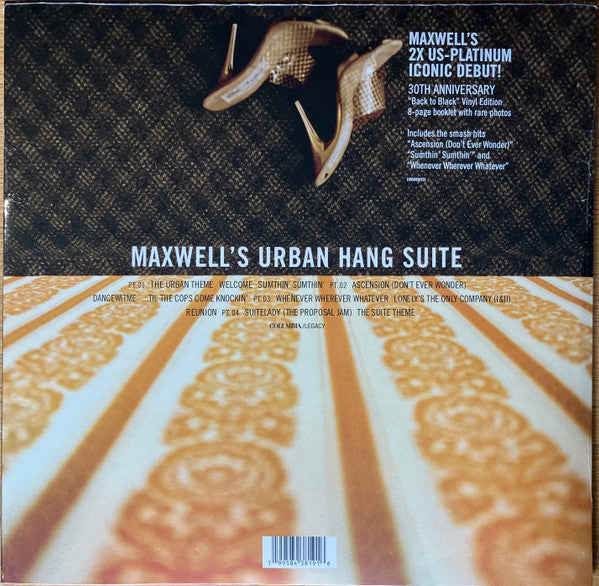 Maxwell - Maxwell's Urban Hang Suite (2xLP, Album, RE, RM, 30t)