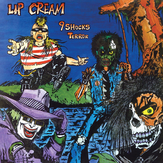 Lip Cream* - 9 Shocks Terror (12", MiniAlbum, RE, Blu)
