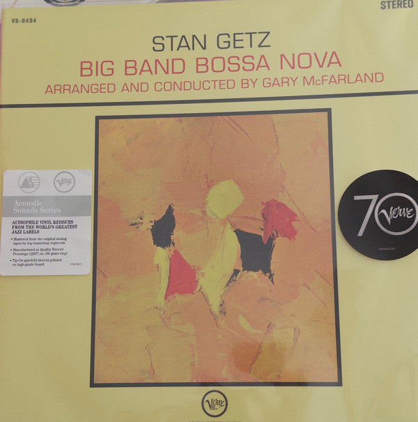 Stan Getz - Big Band Bossa Nova (LP, Album, RE, RM, Gat)