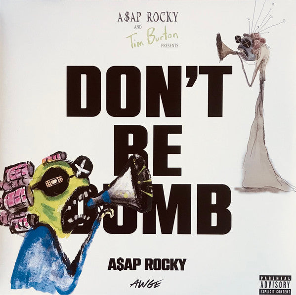 A$AP Rocky* - Don't Be Dumb (LP + LP, Whi + Album)