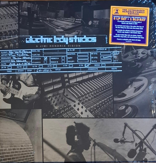 Jimi Hendrix - Electric Lady Studios: A Jimi Hendrix Vision (5xLP + Blu-ray, Album, RE, Multichannel + Box, Dlx)