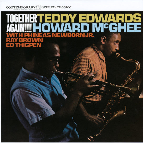 Teddy Edwards / Howard McGhee - Together Again! (LP, Album, RE, 180)