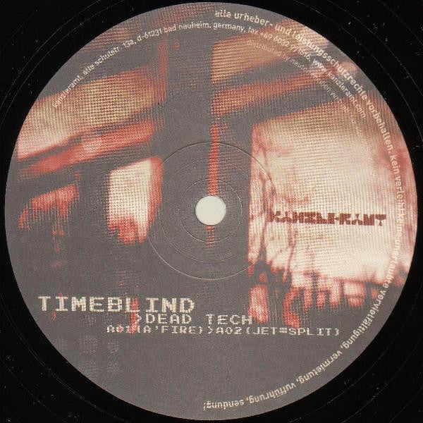 Timeblind - Dead Tech (12")