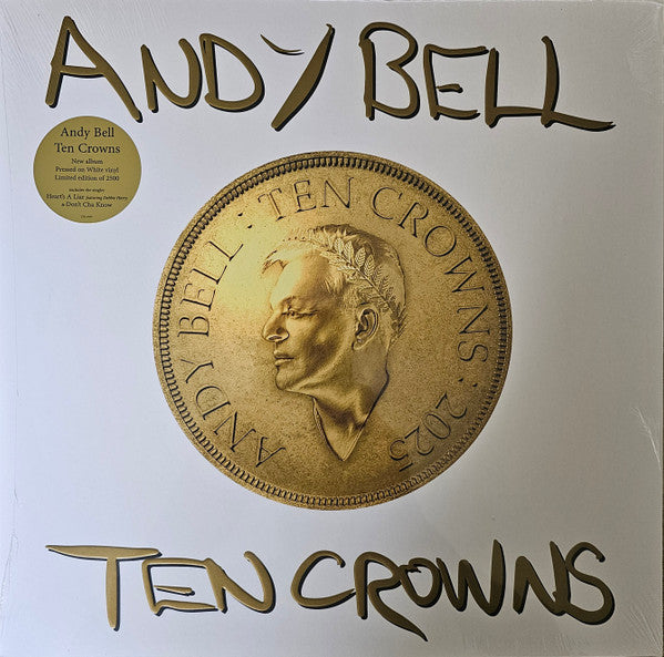 Andy Bell - Ten Crowns (LP, Album, Ltd, Whi)