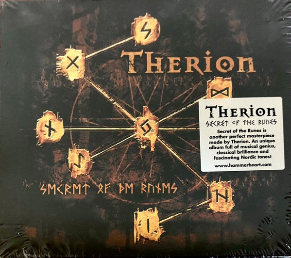 Therion - Secret Of The Runes (CD, Album, RE, RM, O-C)