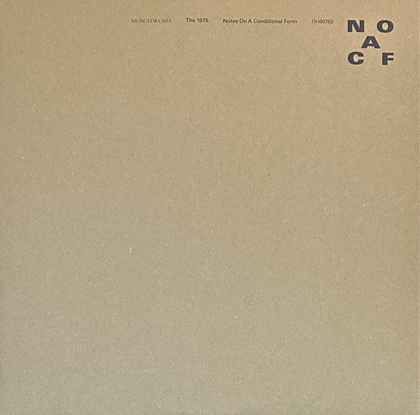 The 1975 - Notes On A Conditional Form (2xLP, Album, Cle)