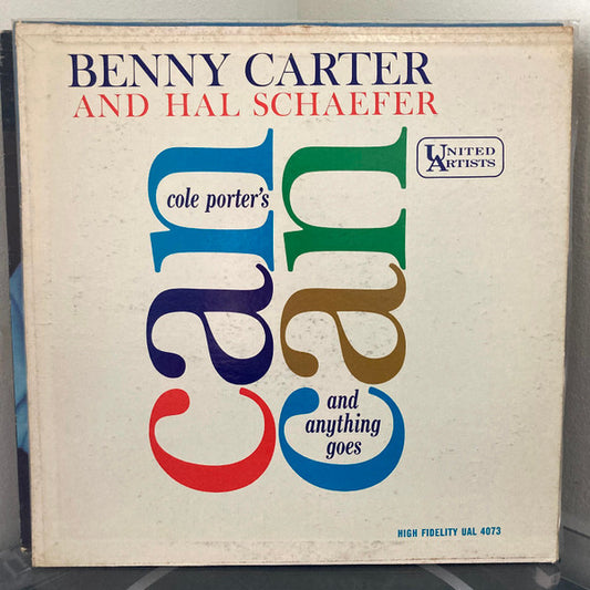 Benny Carter & Hal Schaefer - Cole Porter's Can-Can And Anything Goes (LP, Album, Mono)