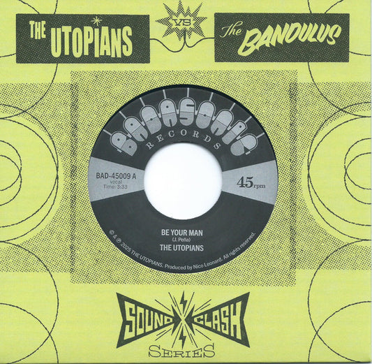 The Utopians (5) / The Bandulus - The Utopians Vs The Bandulus (7", Single)