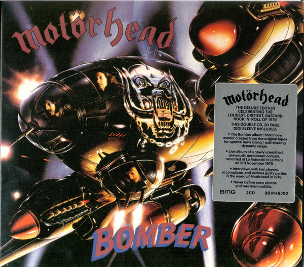 Motörhead - Bomber (CD, Album, RE, RM, Dig + CD, Album)