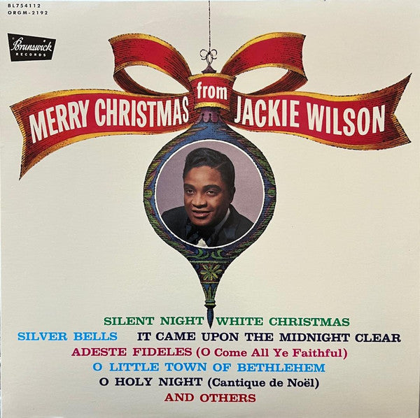 Jackie Wilson - Merry Christmas From Jackie Wilson (LP, Album, RE, RM, Chr)