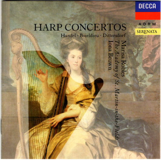 Marisa Robles, The Academy Of St. Martin-in-the-Fields, Iona Brown - Harp Concertos (CD, Album, RE, RM)