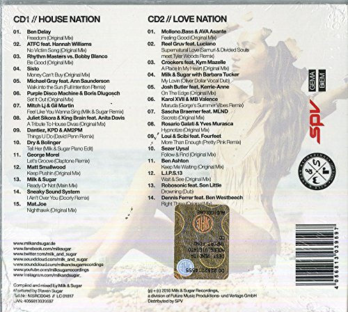 Milk & Sugar - House Nation Ibiza 2016 (2xCD, Comp, Mixed)