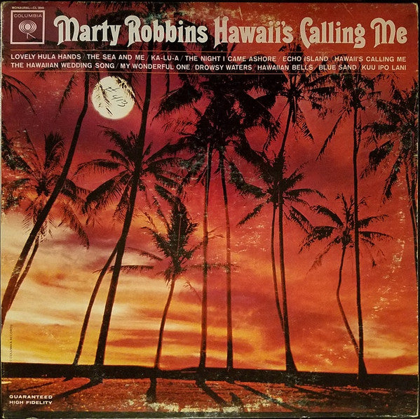 Marty Robbins - Hawaii's Calling Me (LP, Album, Mono, Hol)