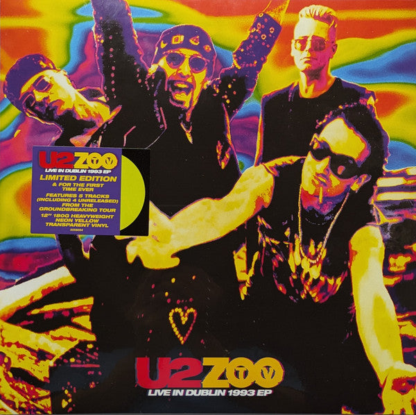 U2 - Zoo TV (Live In Dublin 1993) (12", EP, Ltd, Neo)