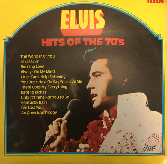Elvis* - Hits Of The 70's (LP, Comp, RE)