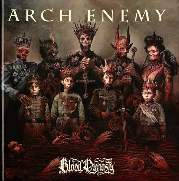 Arch Enemy - Blood Dynasty (LP, Album, Red + 12", S/Sided, Etch + CD, Album + )