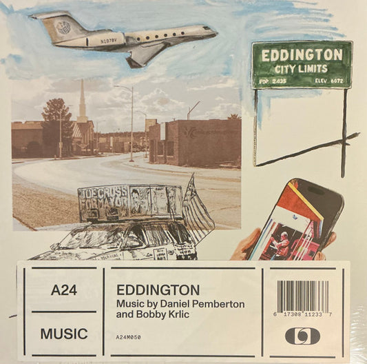 Daniel Pemberton, Bobby Krlic - Eddington (Original Motion Picture Soundtrack) (LP, Album, Red)