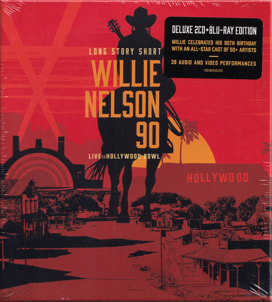 Various - (Long Story Short) Willie Nelson 90 (Live At The Hollywood Bowl) (2xCD + Blu-ray, Multichannel)