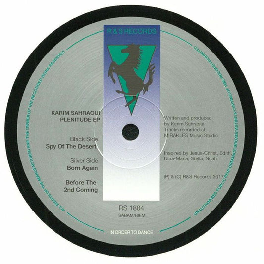 Karim Sahraoui - Plenitude EP  (12", EP)
