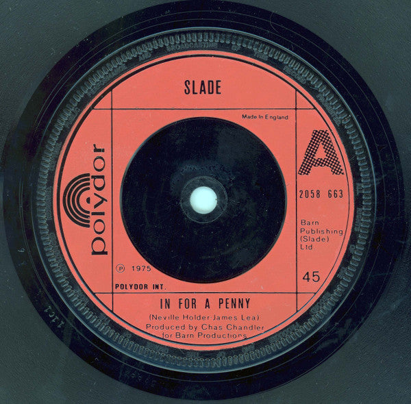 Slade - In For A Penny (7", Single, Sol)