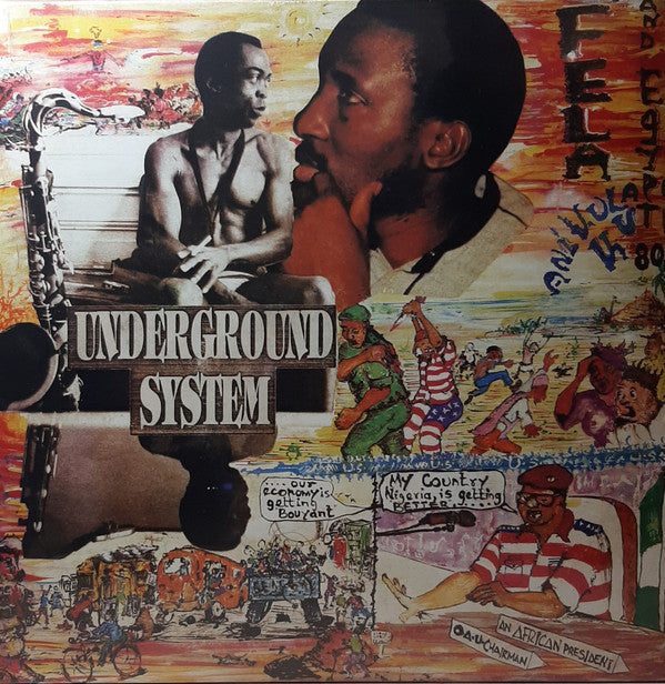 Fela Anikulapo-Kuti* And Egypt 80 - Underground System (LP, Album, RE)