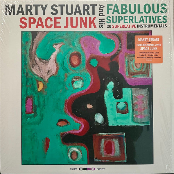 Marty Stuart And His Fabulous Superlatives - Space Junk (2xLP, Album, Blu)