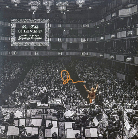 Ben Folds With The National Symphony Orchestra* - Live With The National Symphony Orchestra (LP, Album, Whi)