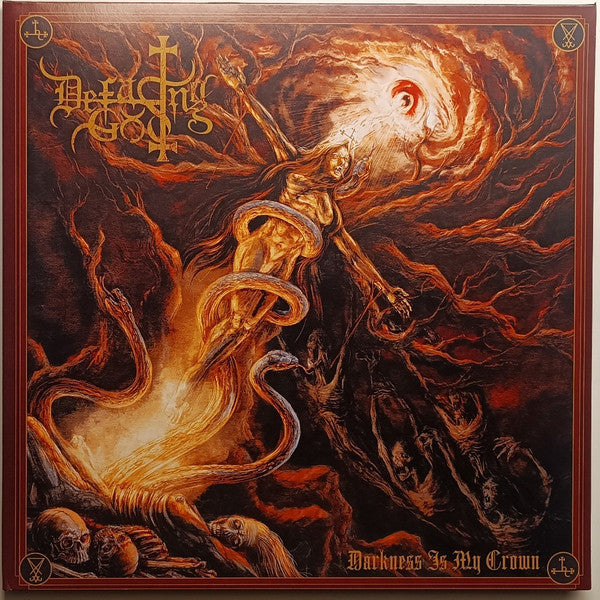 Defacing God - Darkness Is My Crown (LP, Album, Ltd, Pea)