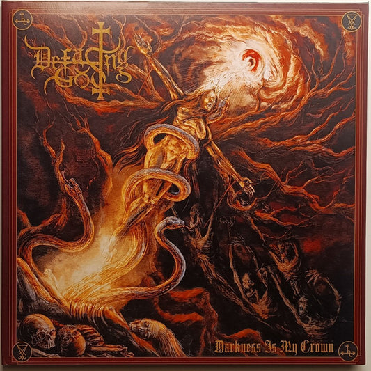 Defacing God - Darkness Is My Crown (LP, Album, Ltd, Pea)