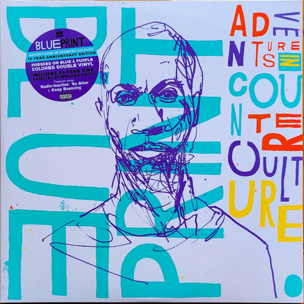 Blueprint - Adventures In Counter Culture (2xLP, Album, RE, Blu)